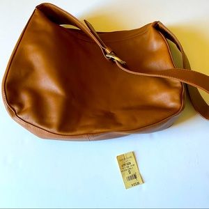 Ann Taylor Brown Leather Hand Bag